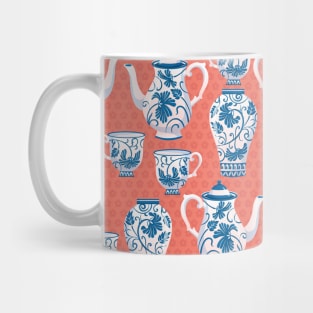 Classic Blue Beautiful Pottery Mug